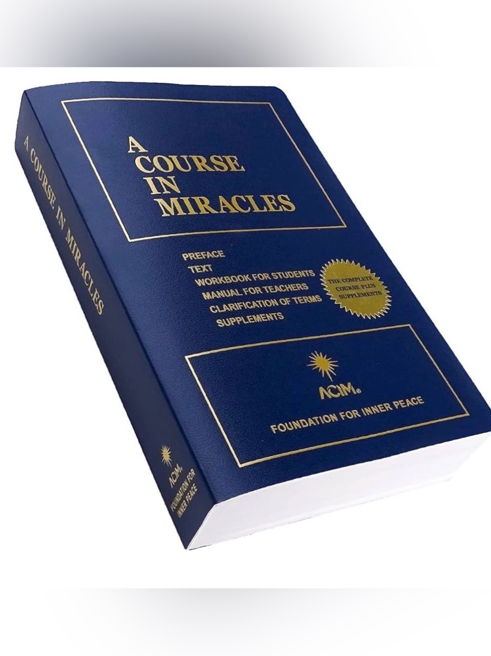 A Course In Miracles: Combined Volume Quality Paperback Book
